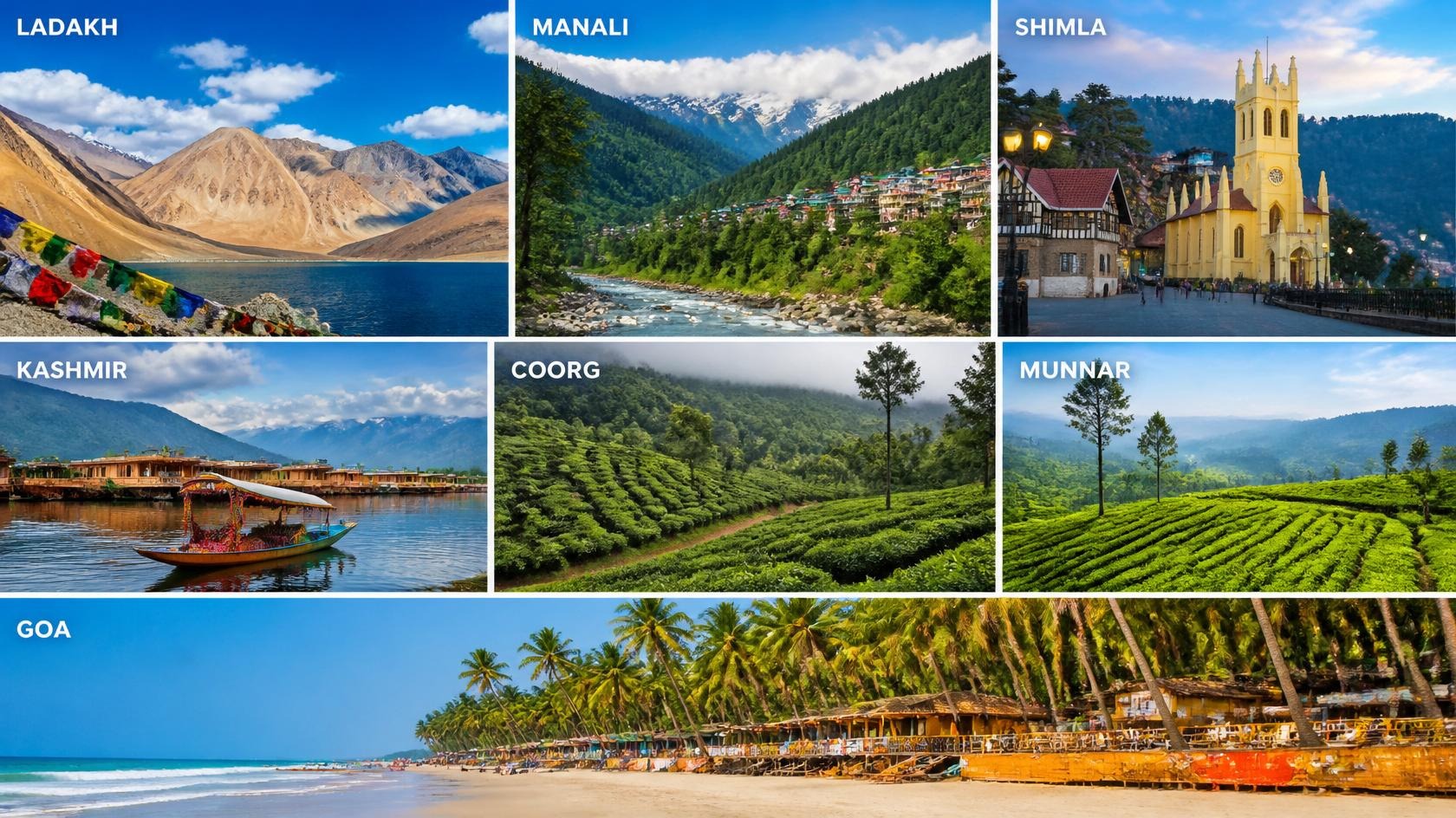 Best places to visit in India in summers